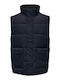 Sleeveless Winter Jacket Puffer Dark Navy