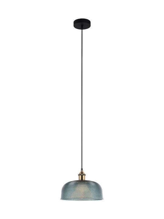 Italux Pendant Light Blue with Socket E27 27x60cm