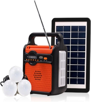 Autonomous Solar Lighting System with Radio , Light System & Charger EP-381BT