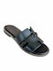 Sandale Casual Damă Din Piele Negru