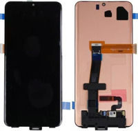 Samsung Screen with Touch Mechanism and Frame for Galaxy S20, SM-G981B (Black)