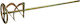 Modeco MN-79-071 Mischpaddel Kleber / Mörser Hex 100x500mm