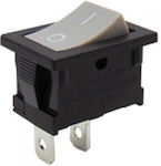 On-Off switch Rocker Gray 1pcs