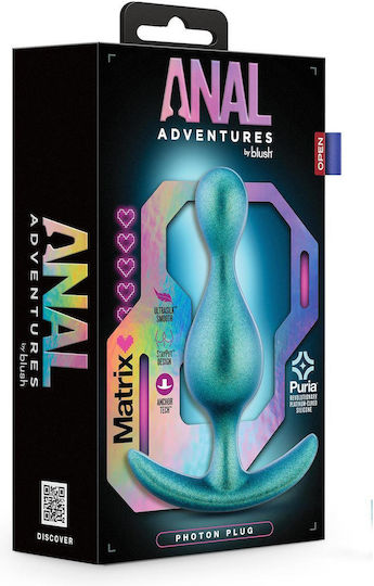 Blush Anal Adventures Matrix Anal Plug Neptune Teal