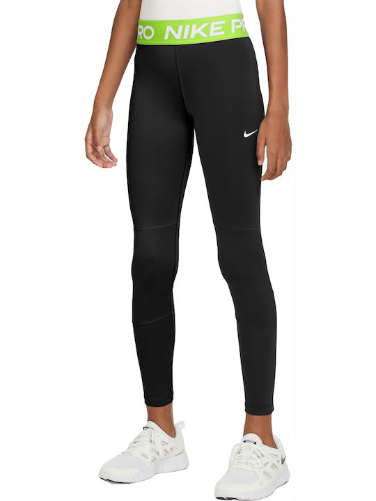 Nike Детски Клин Дълъг Dri-Fit Black Pro