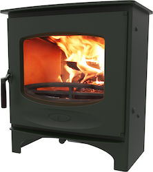 Charnwood C-Seven Oțel Soba pe lemne 7.1kW Verde