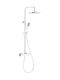 KFA Adjustable Shower Column with Bathtub Mixer 125cm Silver