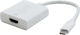 Neutralle Конвертор USB-C / HDMI Мъжки В USB-C / HDMI Женски Бял 1 Брой