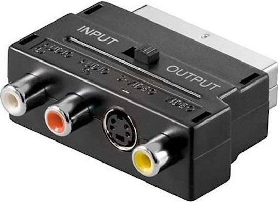 PremiumCord Scart Männlicher auf RCA Weiblich Konverter 1 Stück