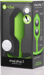 b-Vibe Snug Анална тапа Large Зелен