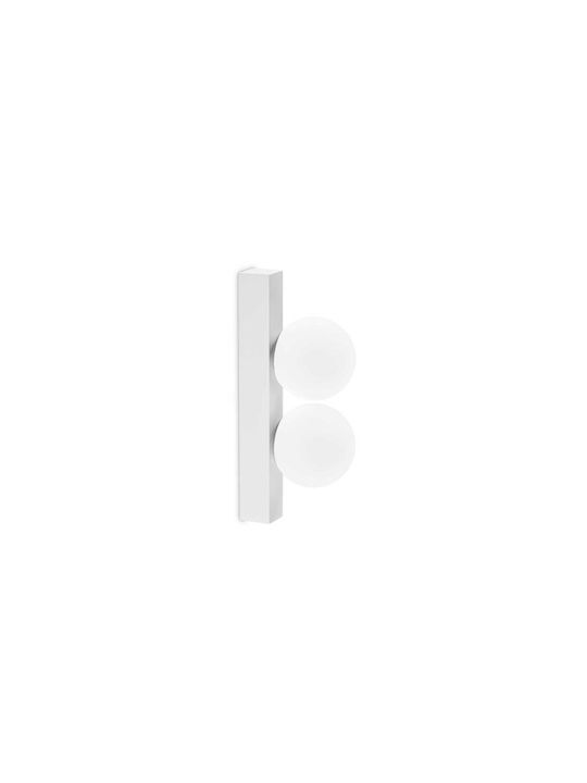 Ideal Lux Ap2 Wall Lamp White