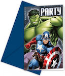 Procos Invitations Avengers 6pcs 84653