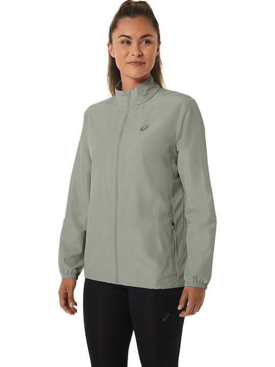 ASICS Jachetă de femei Jachetă sport Verde