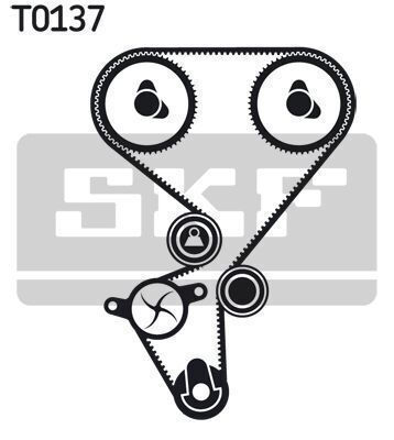 SKF Σετ Ιμάντας Κινητήρα Αυτοκινήτου VKMA 03130