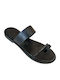 Sandale Casual Damă Din Piele Negre