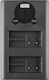 Newell Double Battery Charger Compatible with Panasonic