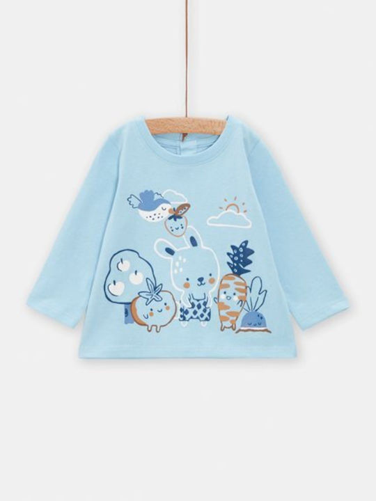 Dpam Kids' Blouse Long Sleeve Blue