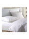 MayHome Sheet Sets Double with Elastic 140x200+25cm. White 4pcs