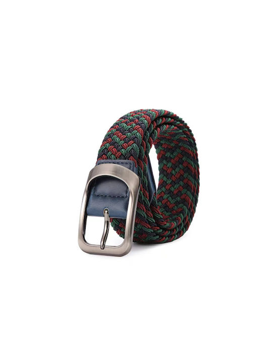 Men's Knitted Elastic Belt Green