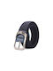 Men's Knitted Elastic Belt Blue