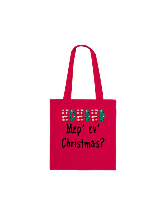 Print Shopping Bag Red