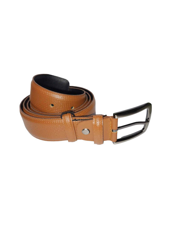 Gk Shoes Men's Belt Tabac Brown