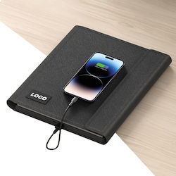 Organizer Powerbank Notizbuch A4 Gray