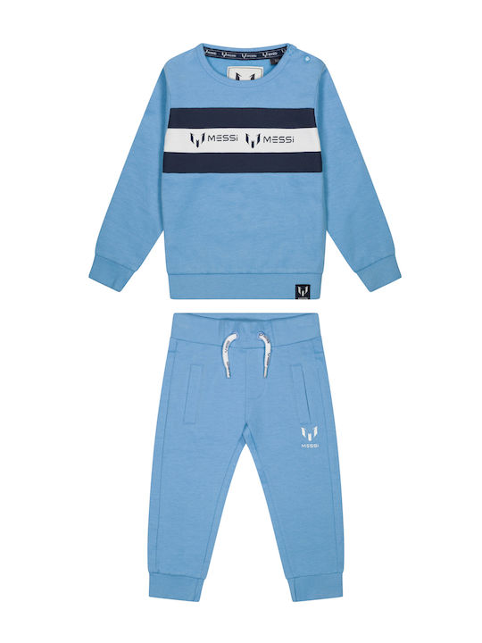 Messi Kids' Pajamas Winter Light Blue