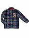 Noidinotte Kinder Bademantel Winterlich Fleece Blue