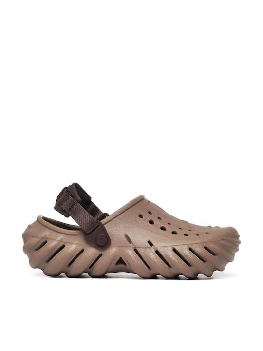 Crocs Echo Клоги Кафяв