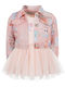 Children's Dress Sleeveless Tulle Pink