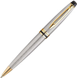 Waterman Expert Stainless Pen Ballpoint with Silver Ink