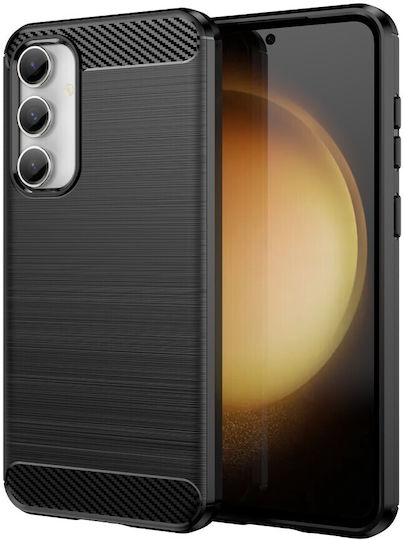 Mad Mask Brushed TPU Carbon Back Cover Σιλικόνης Μαύρο (Galaxy S23 FE)