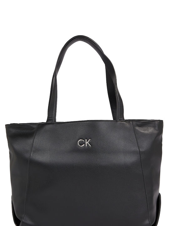 Calvin Klein Γυναικεία Τσάντα Shopper Ώμου Μαύρη