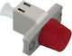 Qoltec Fiber Optic Adapter 54149 1 Piece
