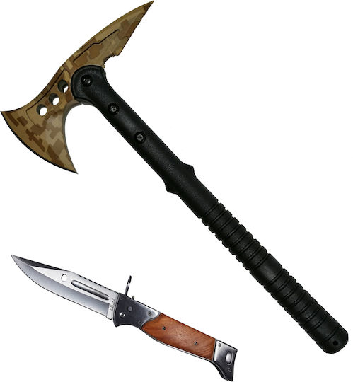 Desert Camo, 39 Cm and Knife Ak-47 Axe