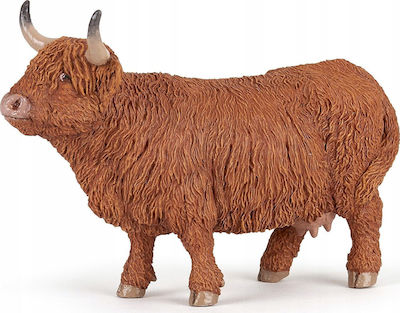 Papo Miniature Toy Highland Bull Cattle