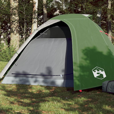 vidaXL Σκηνή Camping Πράσινη με Διπλό Πανί για 4 Άτομα 272x267x140εκ.