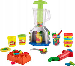 Hasbro Play-Doh Plastilină - Joc Swirlin' Smoothies Blender pentru 3+ Ani, 5buc F9142