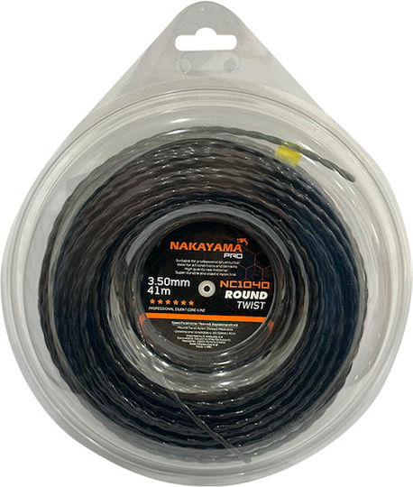 Nakayama Nc1040 Μεσινέζα Στρογγυλή Στριφτή Μήκους 41m και Πάχους 3.5mm