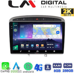 LM Digital Car-Audiosystem für Peugeot 308 2007-2012 (Bluetooth/USB/WiFi/GPS/Android-Auto)