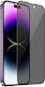 0.2mm Privacy Full Face Tempered Glass Μαύρο (iPhone 15)