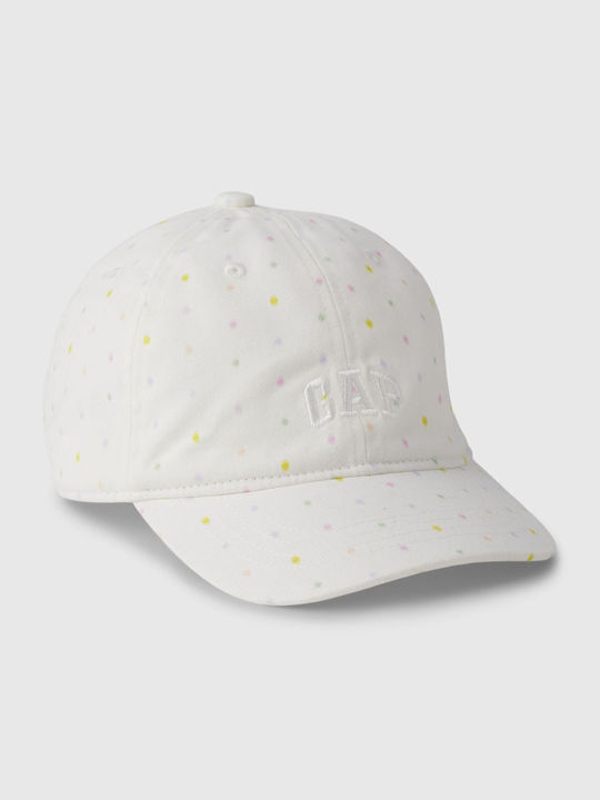 GAP Kids' Hat Jockey Fabric White