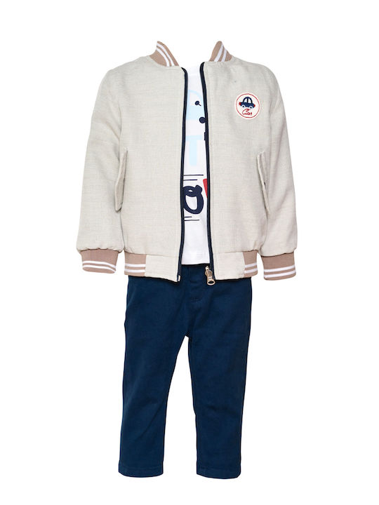 Restart for kids Kids Set with Pants & Jacket Winter 3pcs White