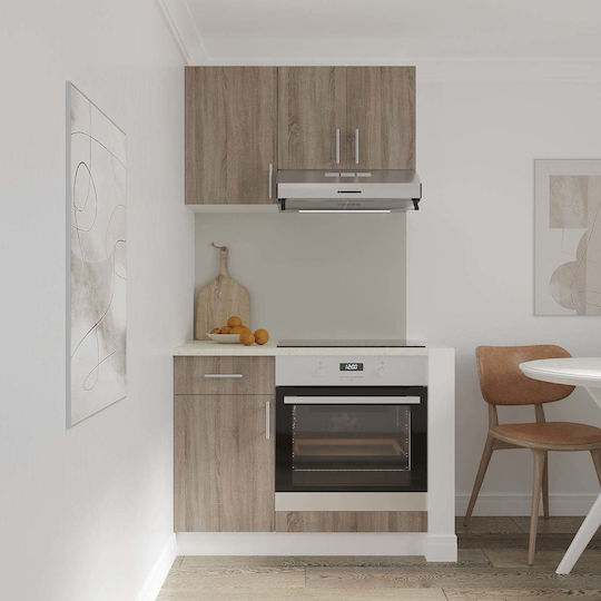 Karo Ντουλάπι Κάτω Φούρνου Stejar Sonoma Inchis/alb 60x50x80εκ. Karo Ντουλάπι Κάτω Φούρνου Stejar Sonoma Inchis/alb 60x50x80εκ.