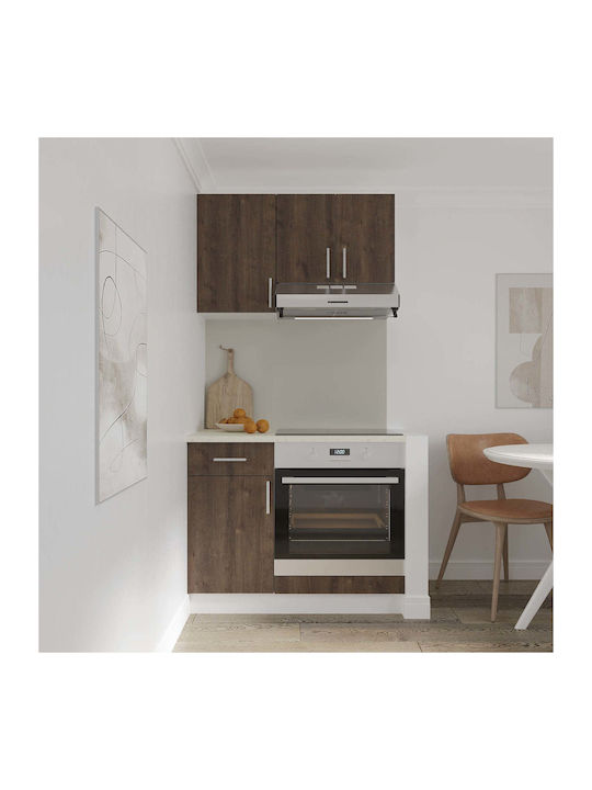 Karo Dulap Inferior pentru Cuptor Stejar Bronz/alb 60x50x80buc