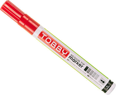 Tobby Permanent Marker Red