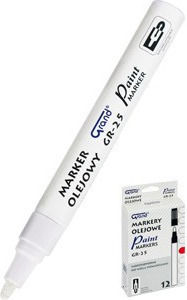 Grand Prix Grand Marker Permanent White