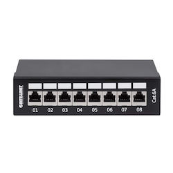 Intellinet Shielded Patch Panel cat6a Black