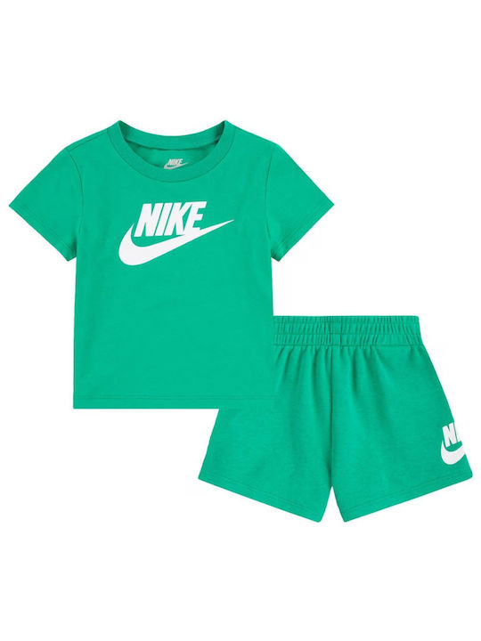 Nike Set pentru copii cu Șorturi Vara 2buc Verde